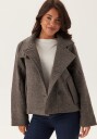 Object Objriki Re Short Jacket Noos Grey 44