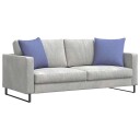  Sofaputer 2 pcs Blå 50 x 50 cm stoff