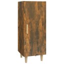vidaXL Skjenk røkt eik 34,5x34x90 cm konstruert tre