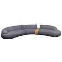 Cane line Mellow 5 seters sofa Grey