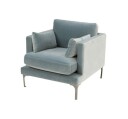 Ruth & Joanna Bonham lenestol artic blue/messing