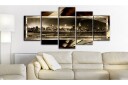 Bilde New York Starry Night Sepia 200x100 Artgeist sp. z o. o.