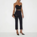 Elisabetta Franchi Dame Bukser Svart S,