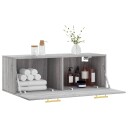  Veggskap grå sonoma 100x36,5x35 cm konstruert tre 8720845949631