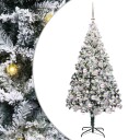  Kunstig juletre med 300 LED grønn 180 cm PVC og Stål og Plast