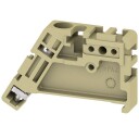 Weidmüller EW 35 Endevinkel Beige for TS 35 Skinne