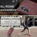 Samsung Galaxy A25 Caseme 013 Series Lommebok-deksel Vinrød