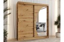 Amira Garderobeskap Med Speil 180x200 cm -