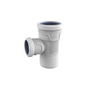 Wavin AS+ Grenrør 87° 75x50mm Støydempende Dreneringssystem