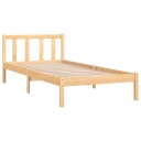 vidaXL Sengeramme heltre furu 90x190 cm 3FT Single