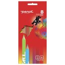 Penol Colour pencils Jumbo x8
