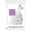 Spesialtilpassede poser, 55–80 l, kode U, 20 stk., hvite white 93.9 x 67.3 cm