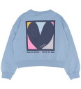 The New Tnpetria Short Os Sweatshirt Purple 122/128