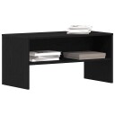  TV benk svart eik 80x40x40 cm konstruert tre