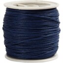 Knyttegarn / Knyttesnor Vokset Blå 1 mm 40 m