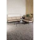 Venture Design Pehnna sofagruppe Svart/sand 2 stk 2-seters avslutning, hjørne, midt og bord 120x70 cm