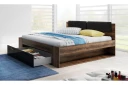 Bovera Sengeramme 180x200   Teak/Svart