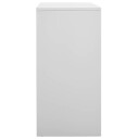 vidaXL Oppbevaringsskap 5 stk lysegrå 90x45x92,5 cm stål