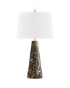 Fanny bordlampe antikk messing