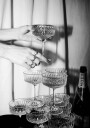 Champagne Glasses Print Plakat Plakat / 100x150cm
