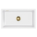 Lavabo Mera 80U kjøkkenvask 77,6x44,1 cm blank hvit