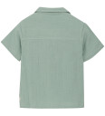 En Fant Shirt Ss Muslin - Green - 104