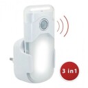 Velamp 3-i-1 nødlykt med sensor 40lm
