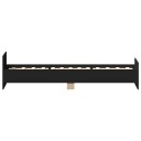 vidaXL Sengeramme svart 75x190 cm konstruert tre 8721012154339