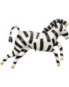 Happy Zebra Folieballong 100x82 cm