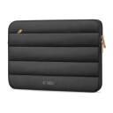 Tech-Protect Fluffy 15-16" Laptopveske med Plysj og Ekstra Lomme Svart