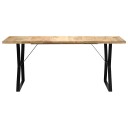 vidaXL Spisebord 180x90x76 cm heltre mango