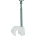 Schneider Electric Kabelklips 3-5 mm 100 stk Hvit for Rund Kabel