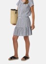 Seaside Marina Seersucker Short Skirt W