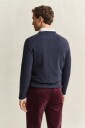 Gant Superfine Lambswool C Neck   DARK NAVY MELANGE   3XL