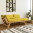 Zylar 2 seters Sovesofa   Gul/Natur