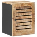 vidaXL Hengende skap Brun og svart 38 x 33,5 x 48 cm Massiv mango tre