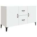 vidaXL Skjenk hvit 100x36x60 cm konstruert tre