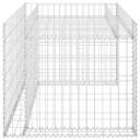 vidaXL Gressklipper-garasje med høybed 110x80x60 cm ståltråd