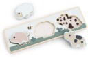 Done By Deer Sensorisk Puslespill Tiny Farm Fargemiks 28X8.5CM
