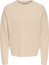 ONLY & SONS Onsarlok L/S Crew Knit   OATMEAL   L