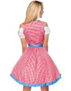 Tradisjonelt Dirndl Oktoberfestkjole med Forkle L