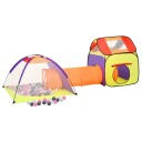Vidaxl Leketelt for barn med 250 baller flerfarget 338x123x111 cm