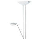 Eglo Baya Gulvlampe LED, Krom/hvit