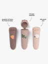 Done by Deer Silicone Ice Pops 3 Pack Sheepy Powder   Pink   H12X 5X 4CM