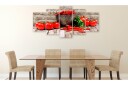 Bilde Red Vegetables 5 Parts Brick Wide 100x50 Artgeist sp. z o. o.