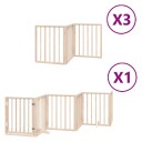 Vidaxl Hundeport Sammenleggbar 15 Paneler 750 cm Poppeltre