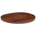  Bordplate Ø 90x3,8 cm rund gjenvunnet heltre