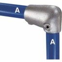 1 ½" bøy for rekkverk for fotgjengere +/  7° KLEMME
