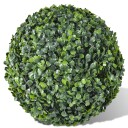 vidaXL Buksbomball kunstige blader 35 cm 2 stk