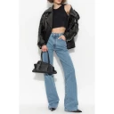 The Attico Dame Jeans Blå W26,